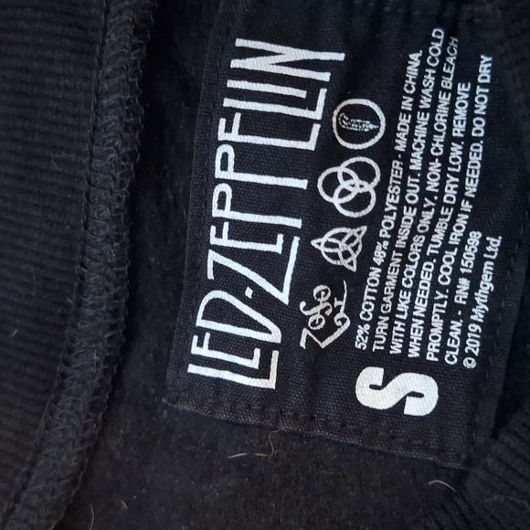 Led Zeppelin Black Graphic Sweatshirt - Picture 2 of 2